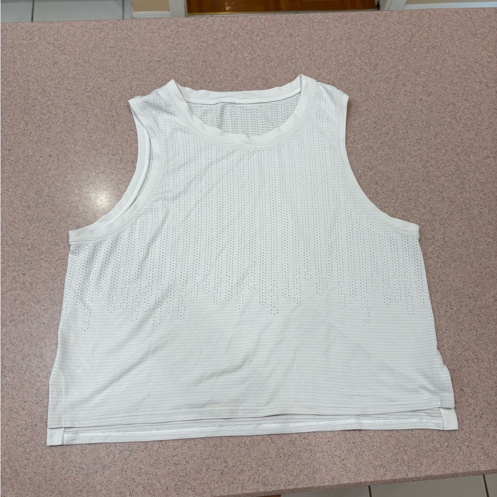 Lululemon Athletica White Tank Top